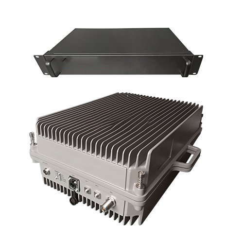  荷塘TETRA800数字警用集群数字光纤直放站远近端机